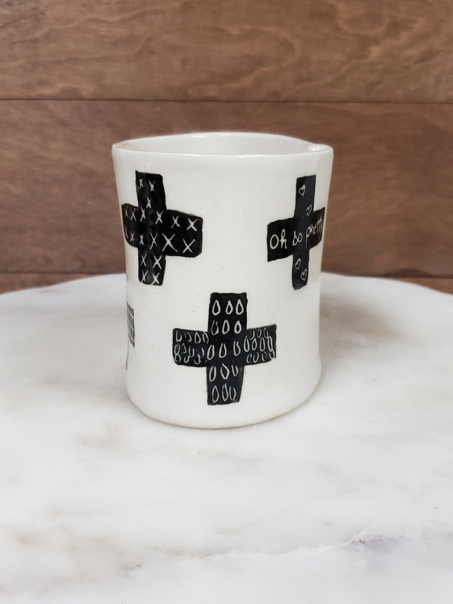 Mini Swiss Cross vase