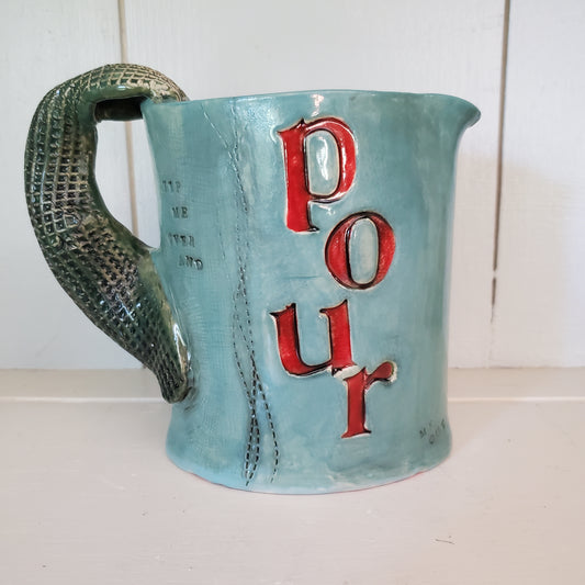 Tip me over pitcher