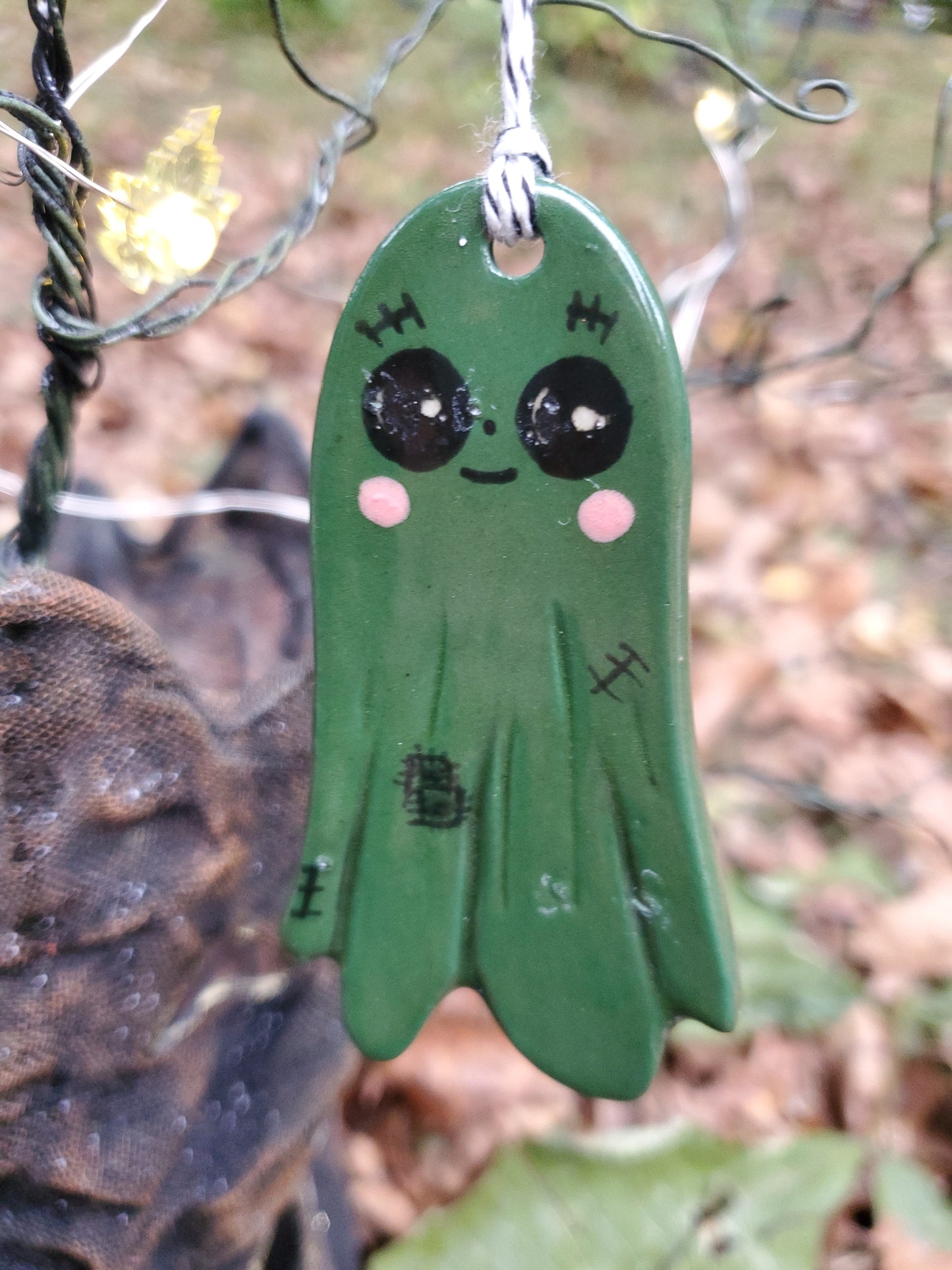 Flawed Ghost Ornament x2