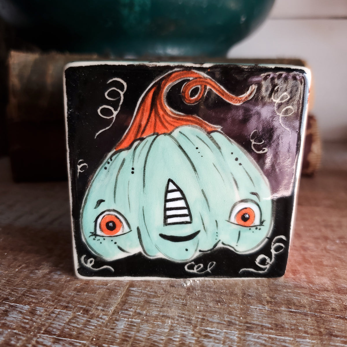 Jack-O-lantern Halloween block