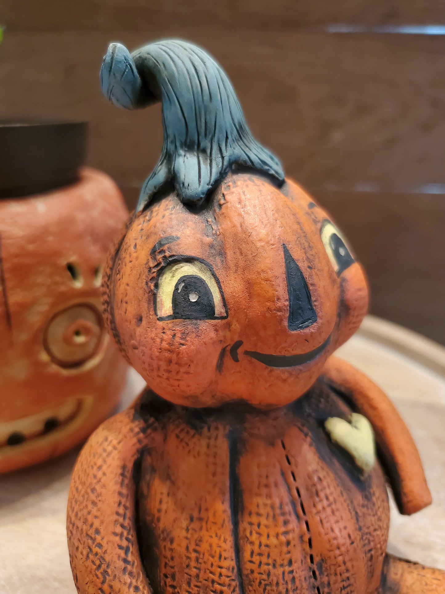 Johanna Parker Partners in Craft  Jack-o-lantern voodoo doll