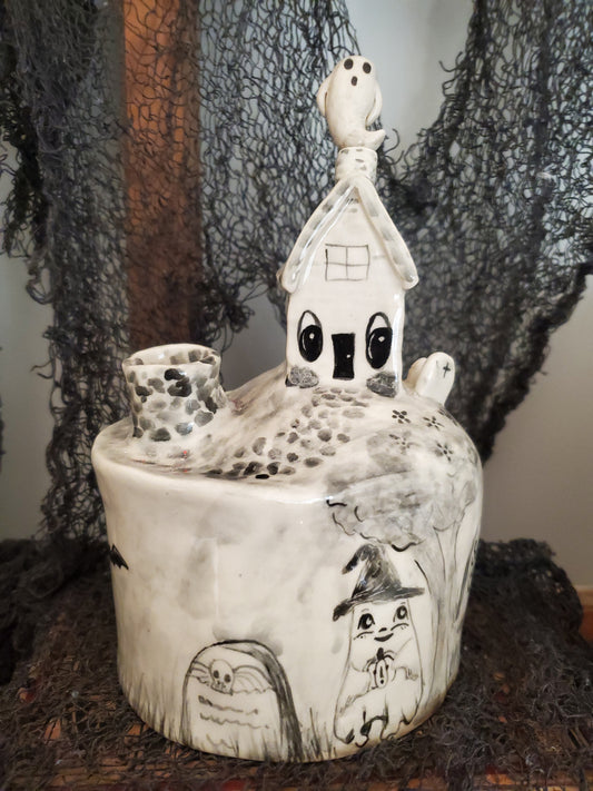 House on Haunted Hill Vase