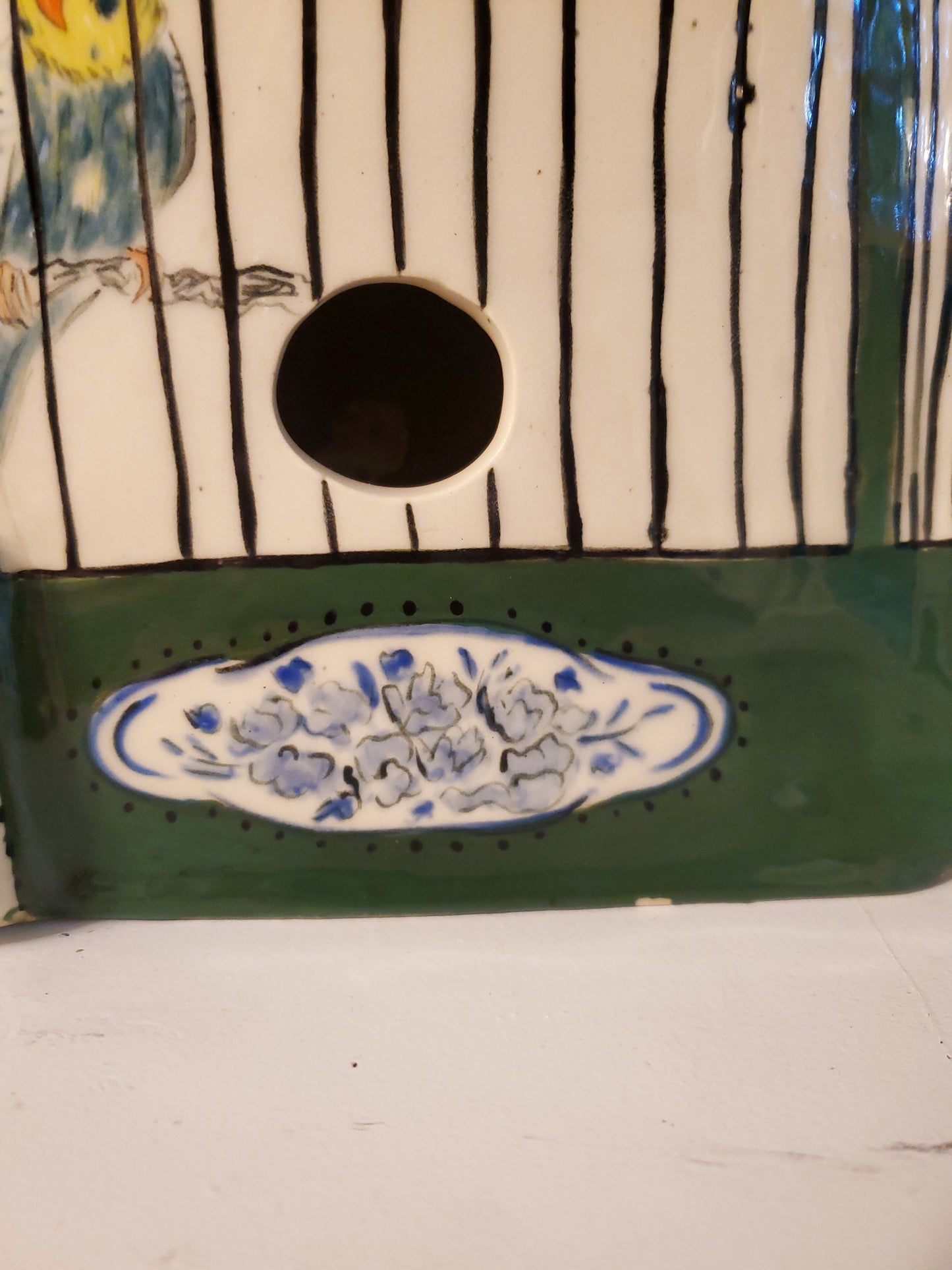 Trompe-l'oeil Double sided Birdhouse
