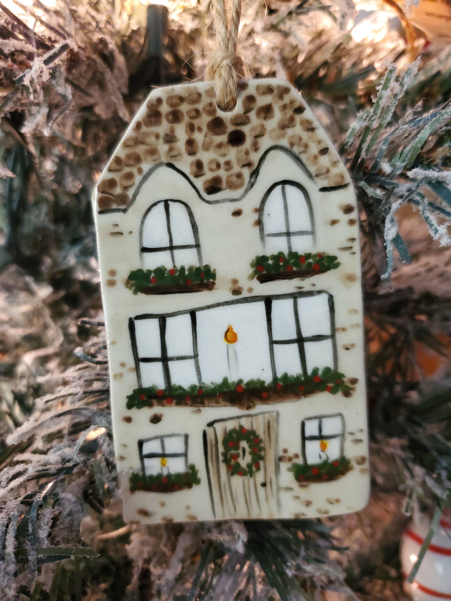 Christmas Cottage Ornament