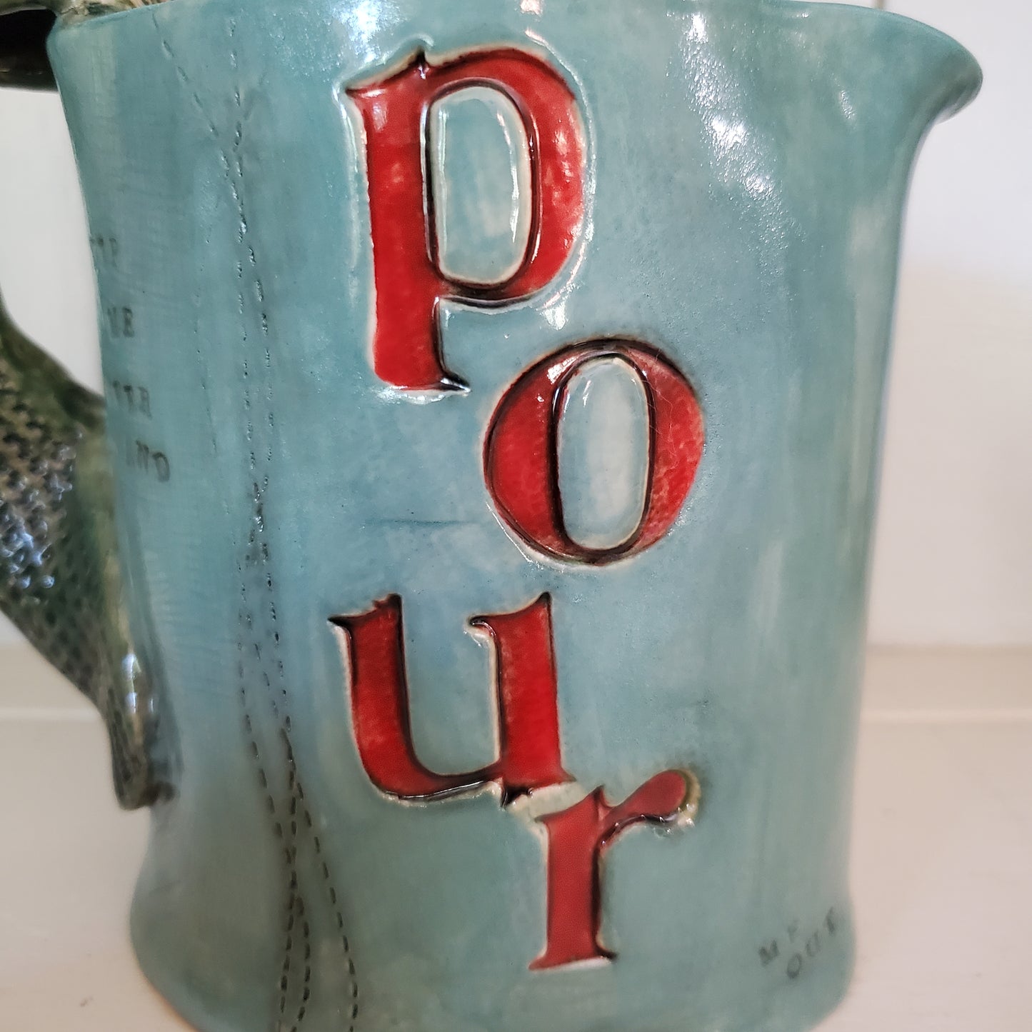 Tip me over pitcher