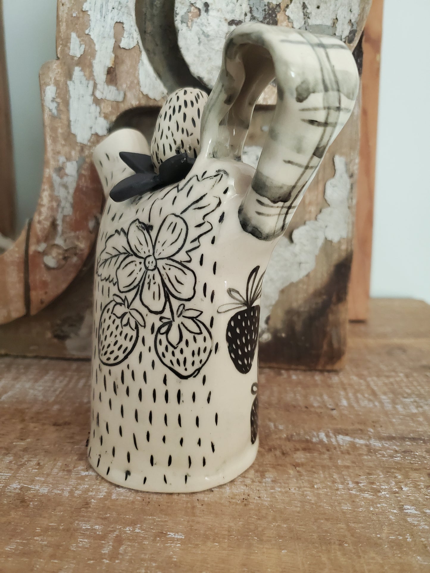 Decorative Strawberry Teapot