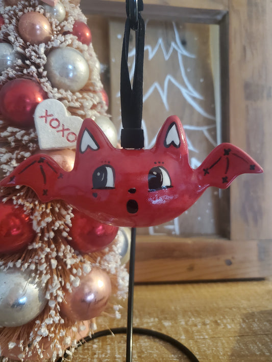 Johanna Parker Inspired Valentine Bat Ornament