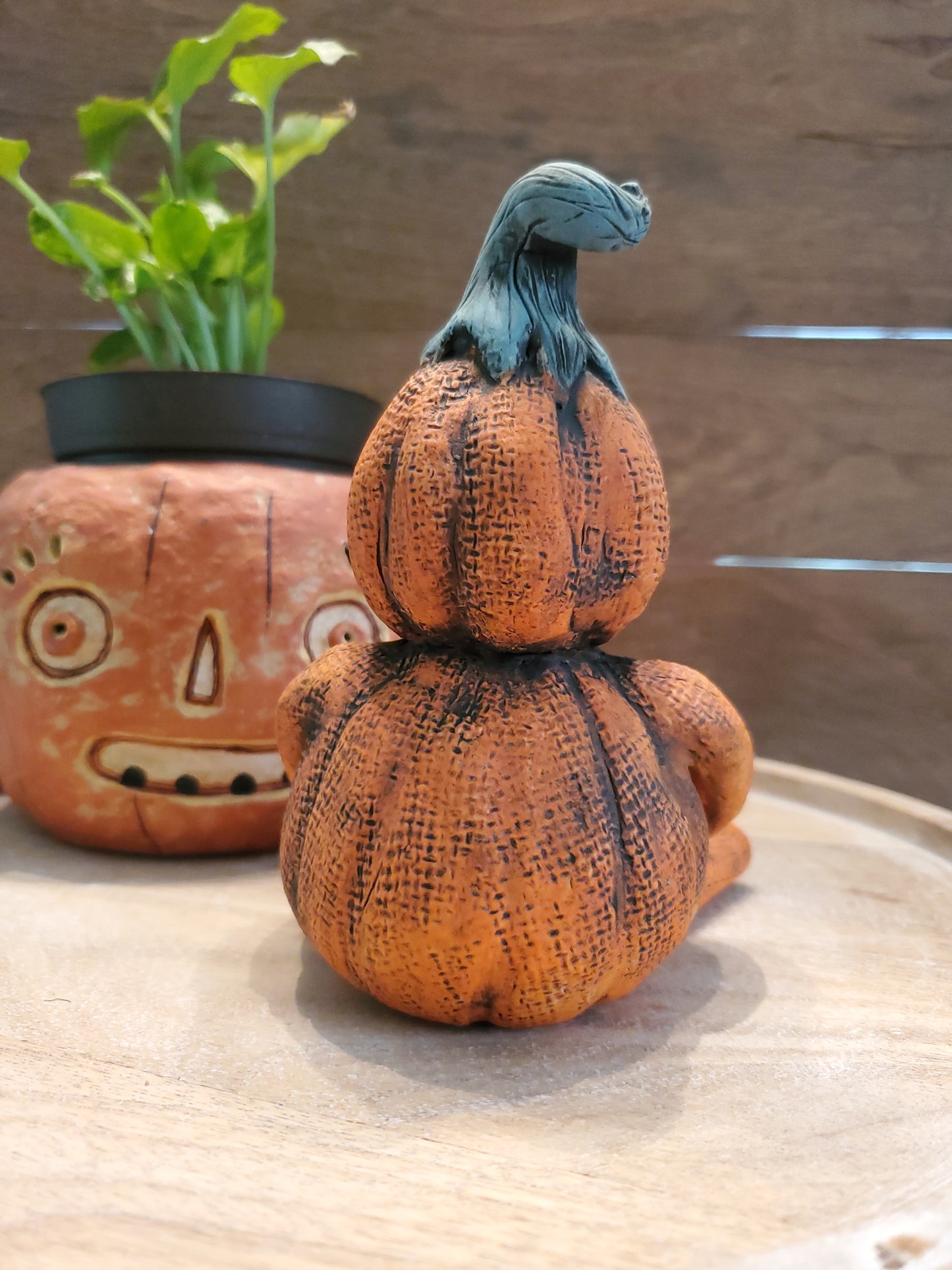 Johanna Parker Partners in Craft  Jack-o-lantern voodoo doll
