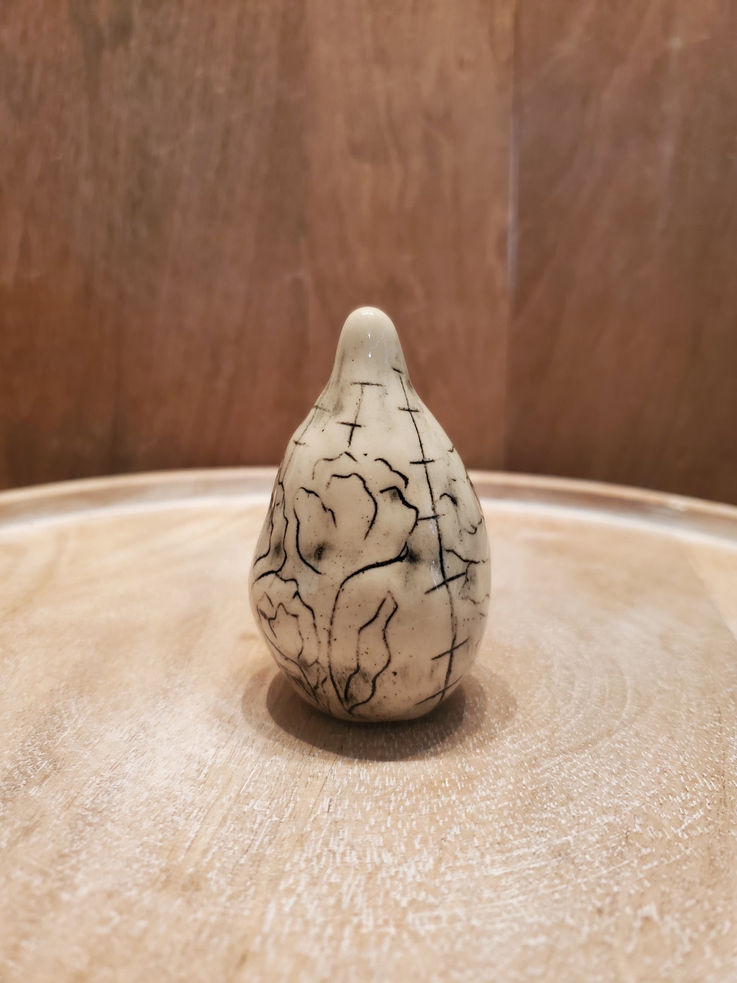 Handmade floral pear