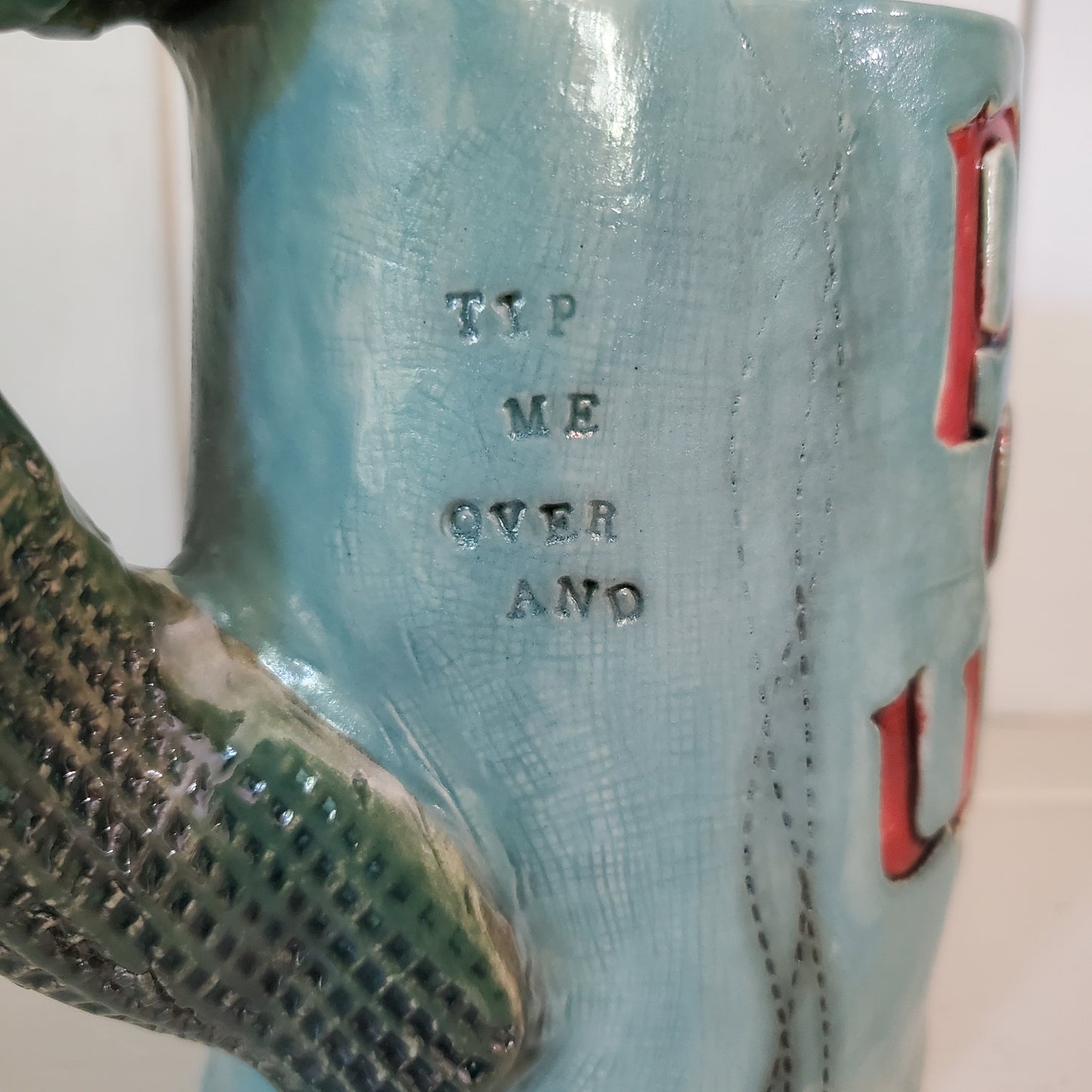 Tip me over pitcher