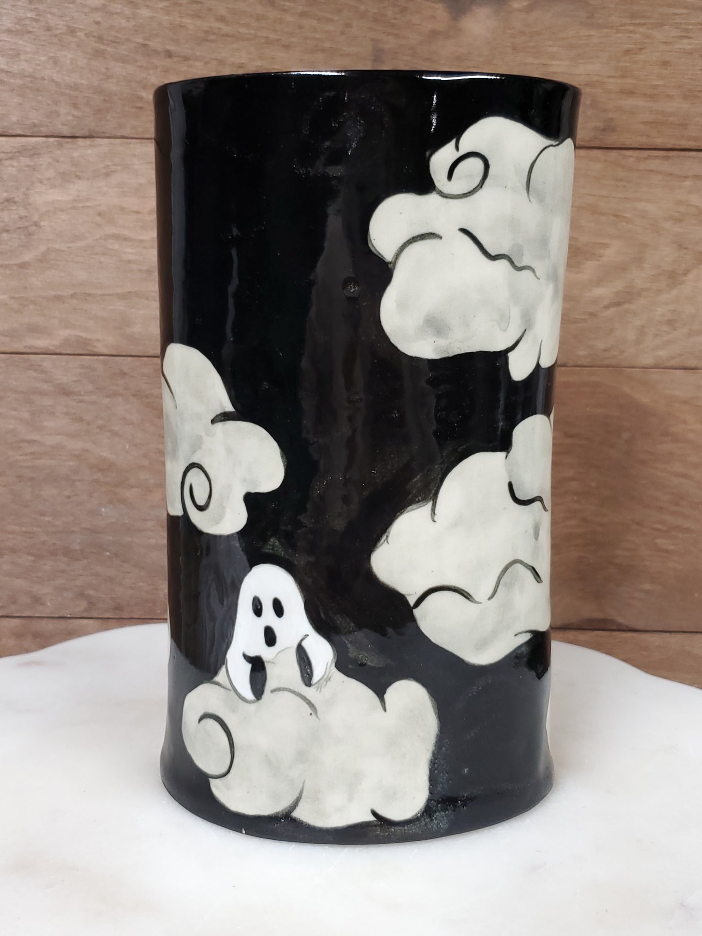A ghost in the clouds Vase