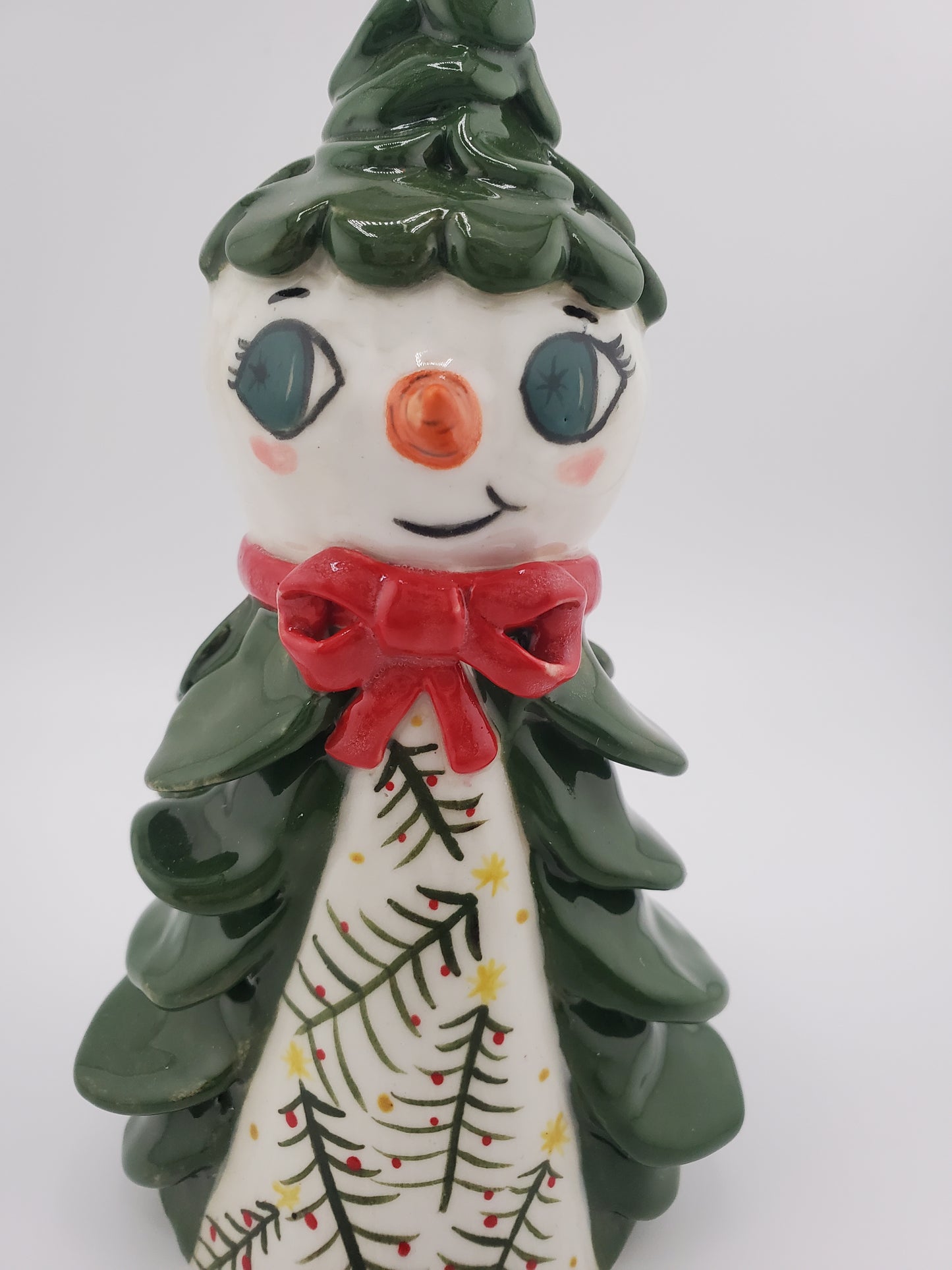 Holt Howard Inspired Christmas Tree Snowman
