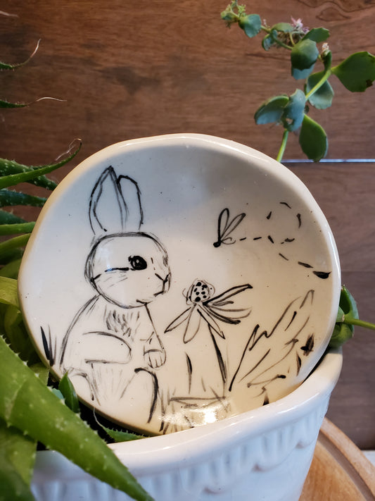 Bunny sketch trinket