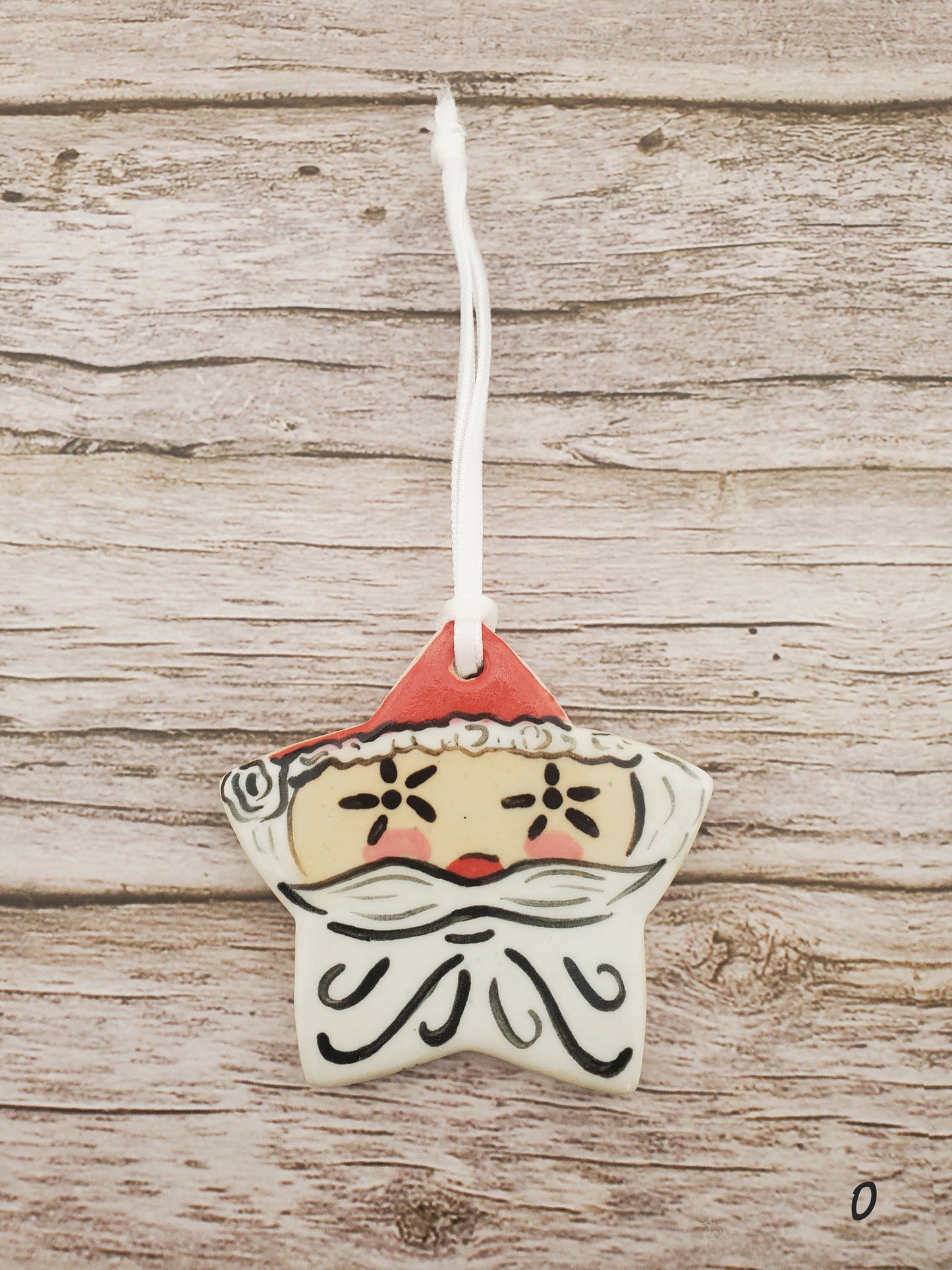 Holt Howard Inspired Starry Eyed Santa Ornament