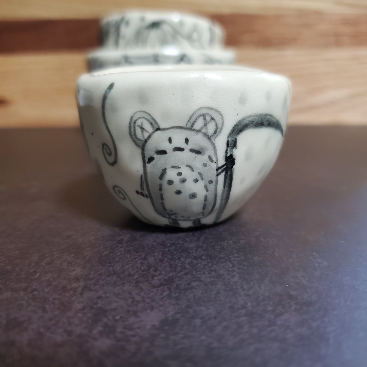 Halloween stacking pinch pots bowls