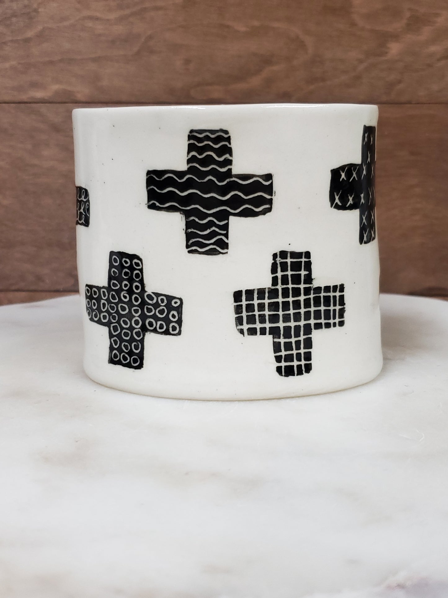 Mini Swiss Cross vase
