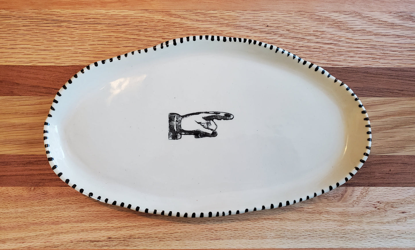 Stamped Platter or Plate