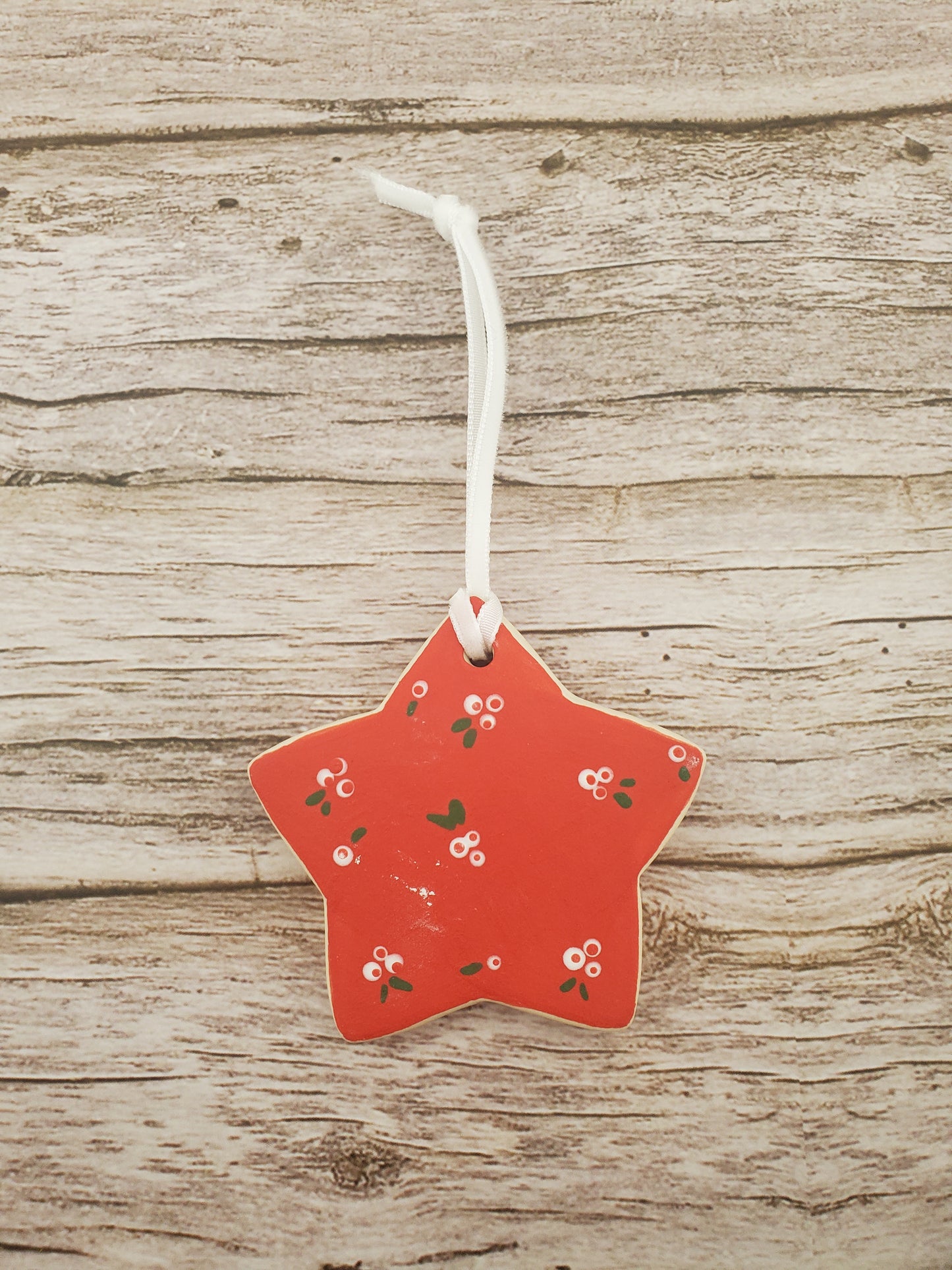 Holt Howard Inspired Starry Eyed Santa Ornament