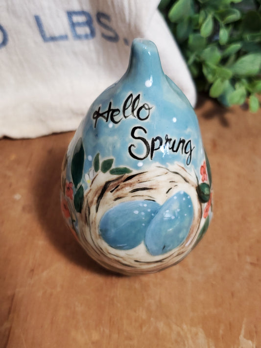 Hello Spring Pear ( no rattle )