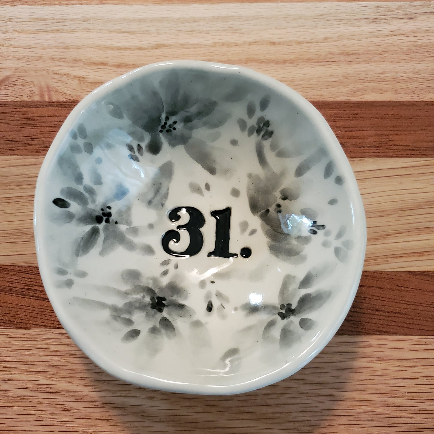 Floral 31 trinket Dish