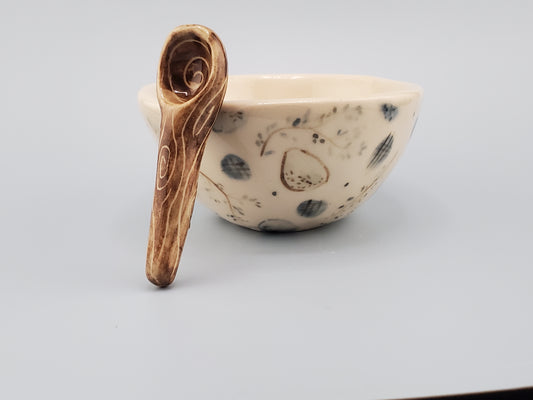 Cellar and spoon