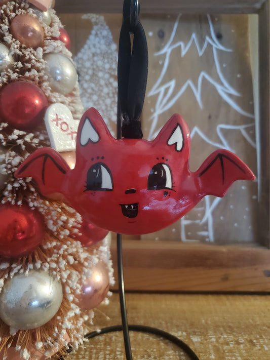 Johanna Parker Inspired Valentine Bat Ornament