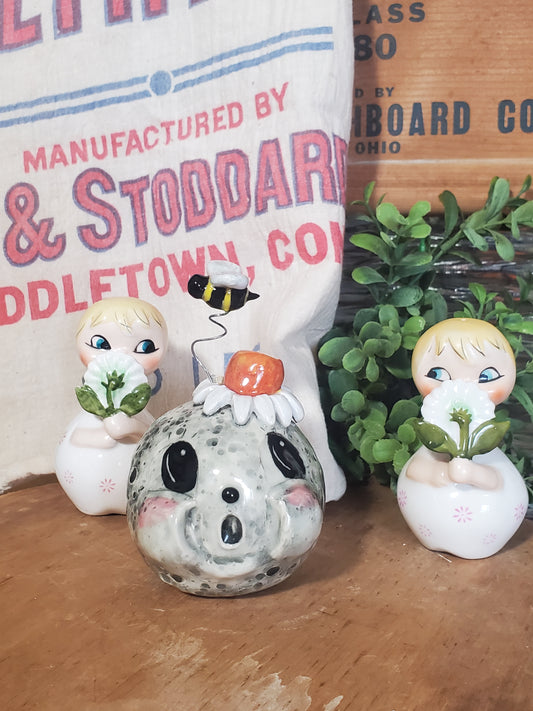 Johanna Parker Inspired Luna and bee figurine