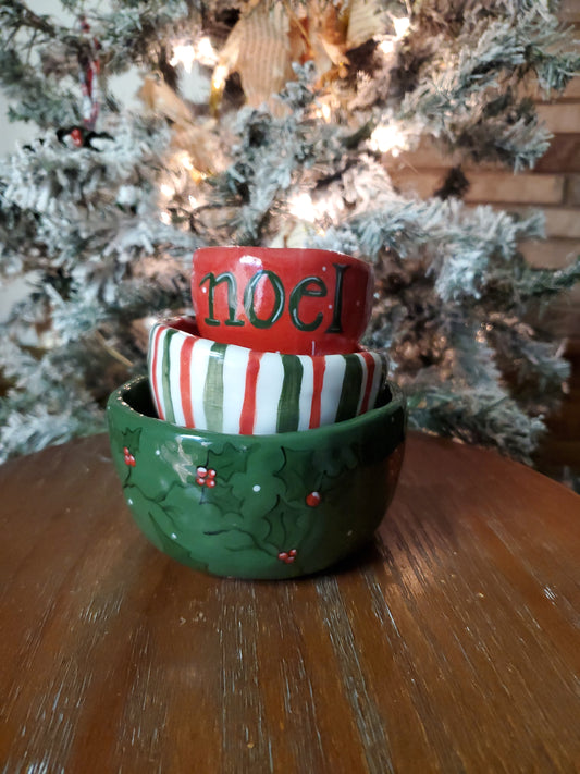 Christmas Nesting / Stacking Bowls