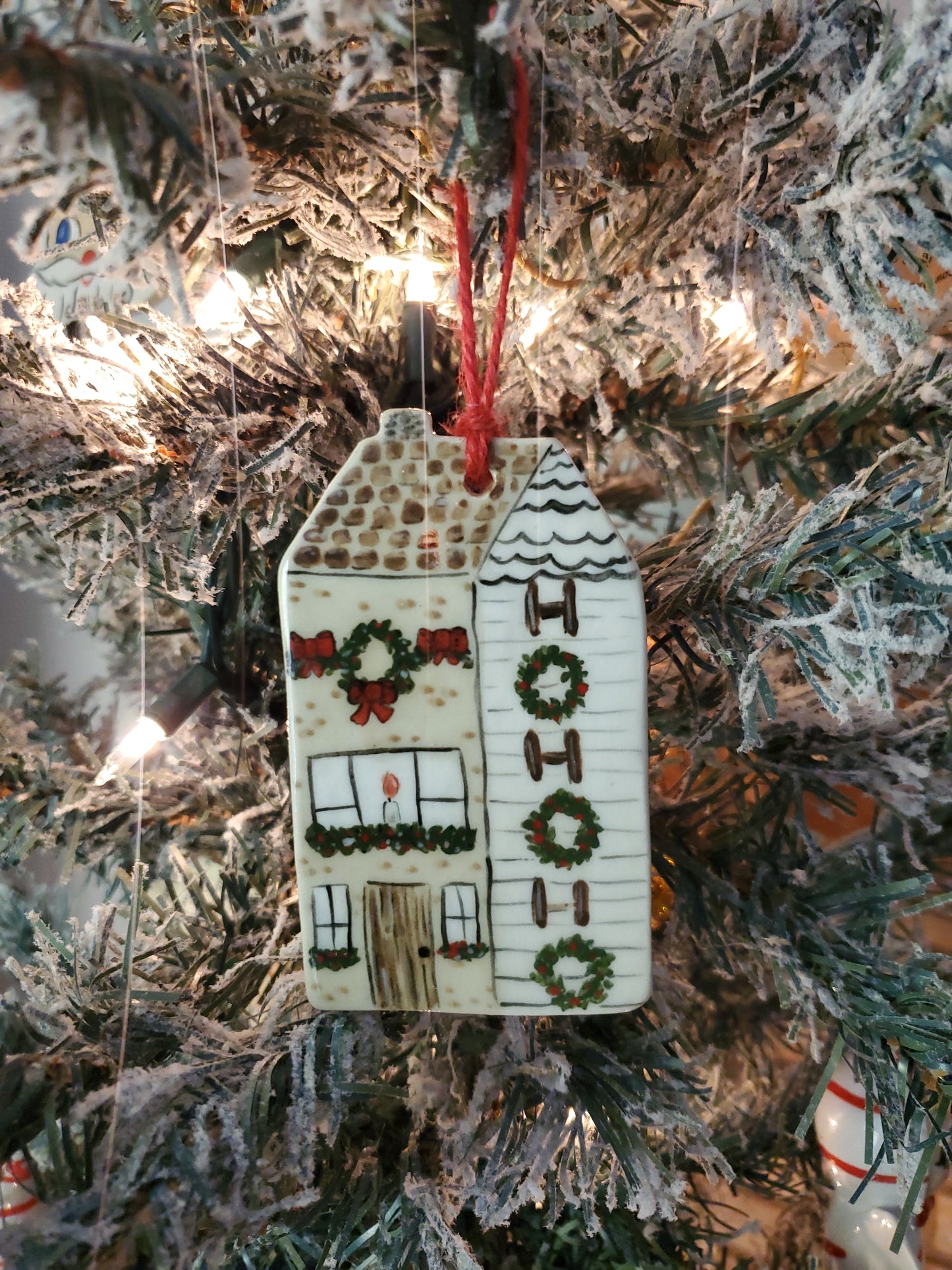 Christmas Cottage Ornament