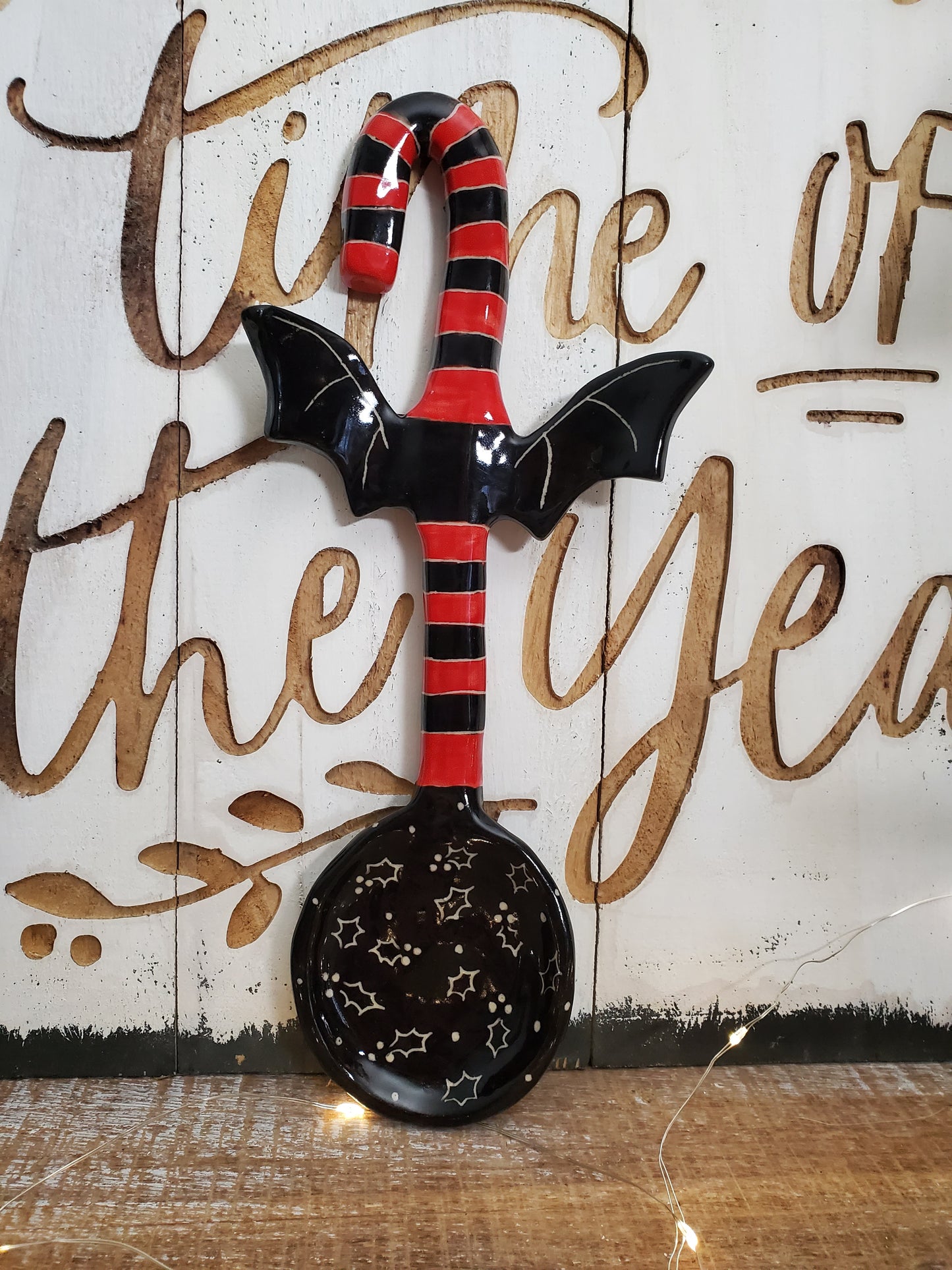 Merry spookmas batty spoon