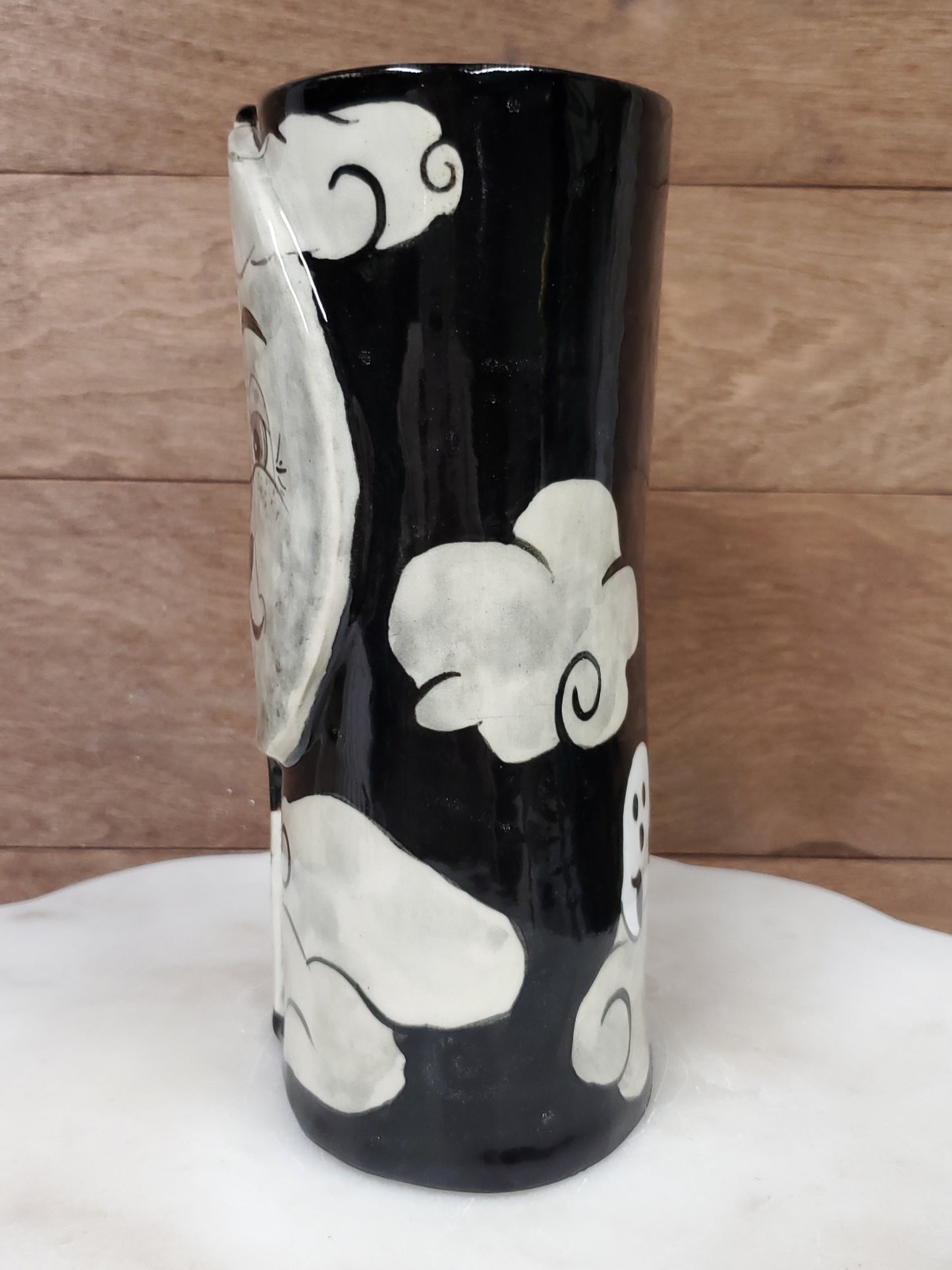 A ghost in the clouds Vase