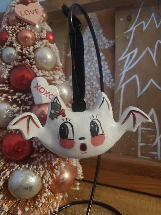 Johanna Parker Inspired Holiday Bat Ornament
