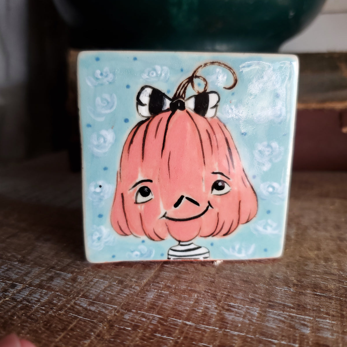 Jack-O-lantern Halloween block
