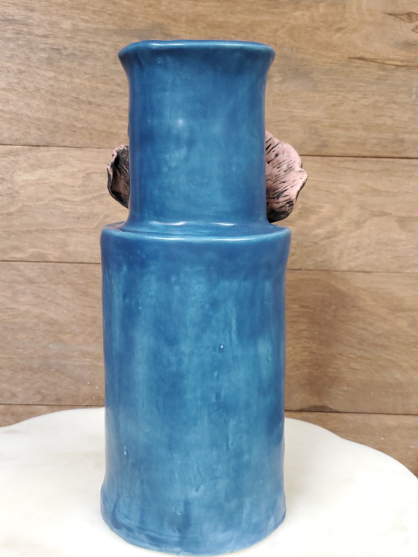 Handmade Skull and flowers Vase