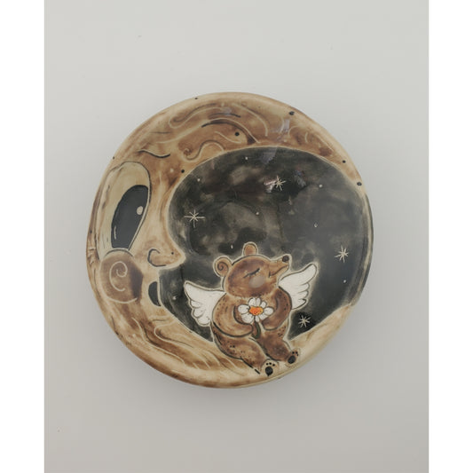 Johanna Parker Inspired moon and bear trinket