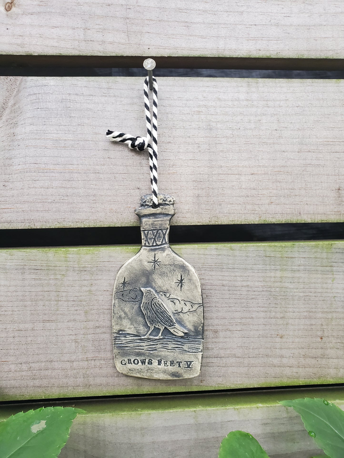 Bottled Crows Feet Ornament
