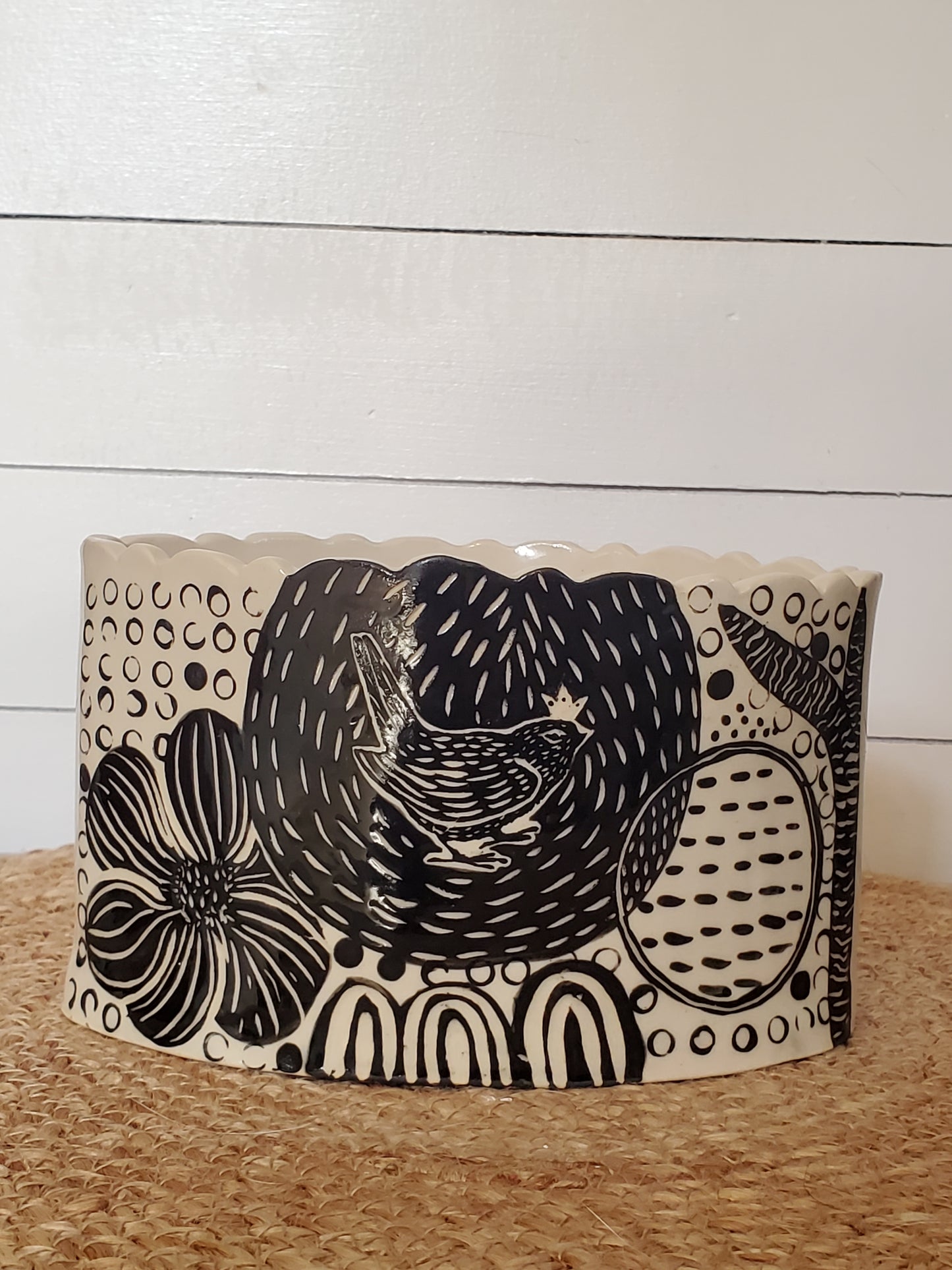 Sgraffito Vase