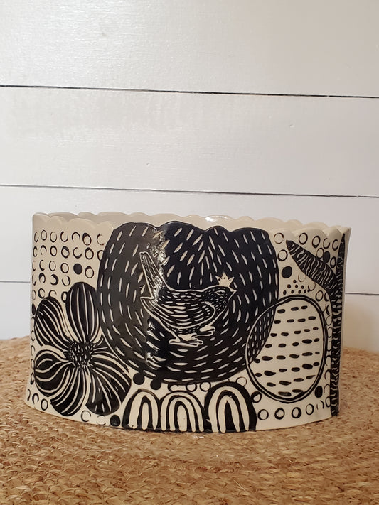 Sgraffito Vase