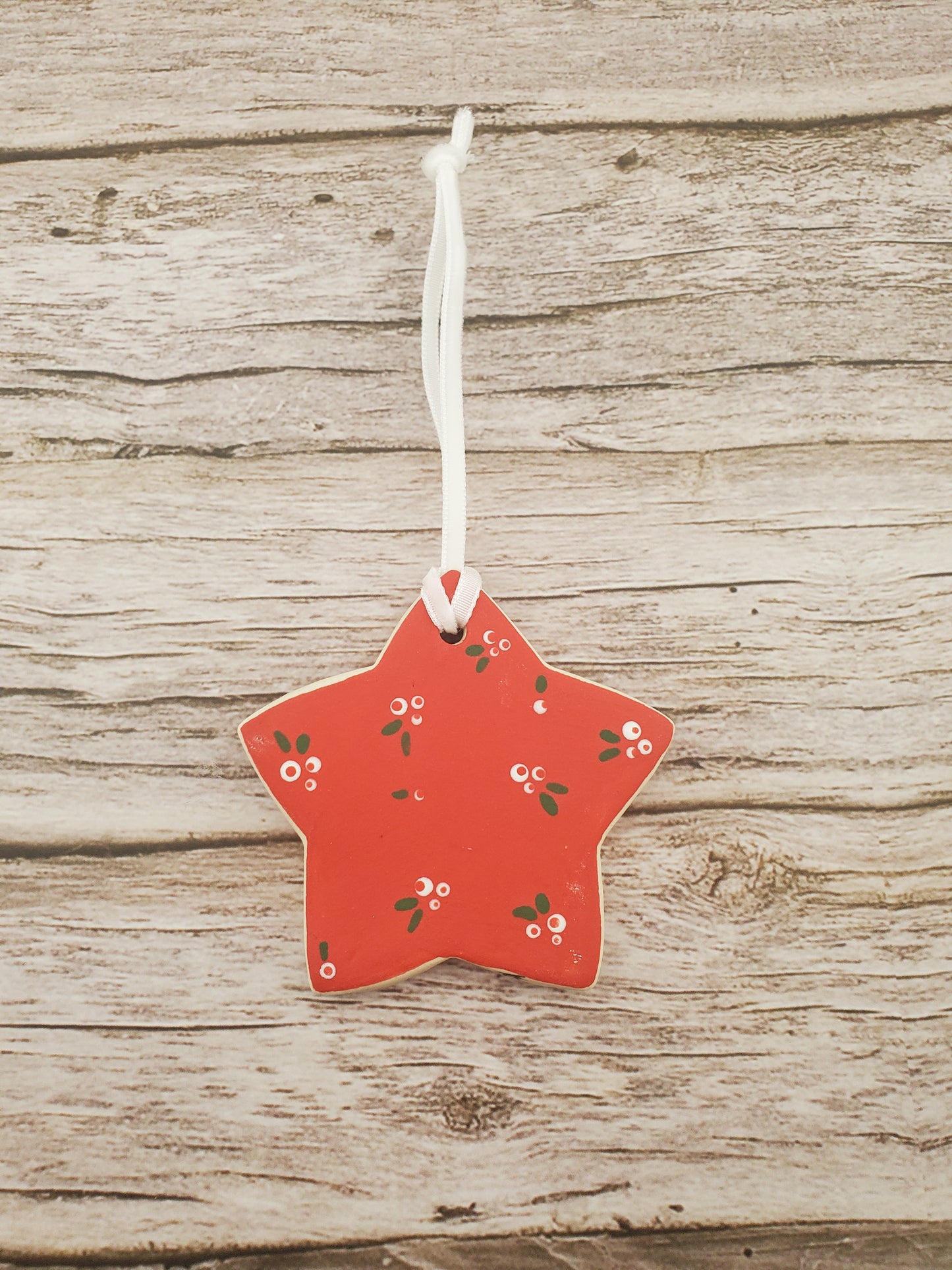 Holt Howard Inspired Starry Eyed Santa Ornament