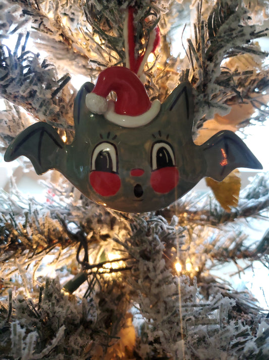 Johanna Parker Inspired Holiday Bat Ornament