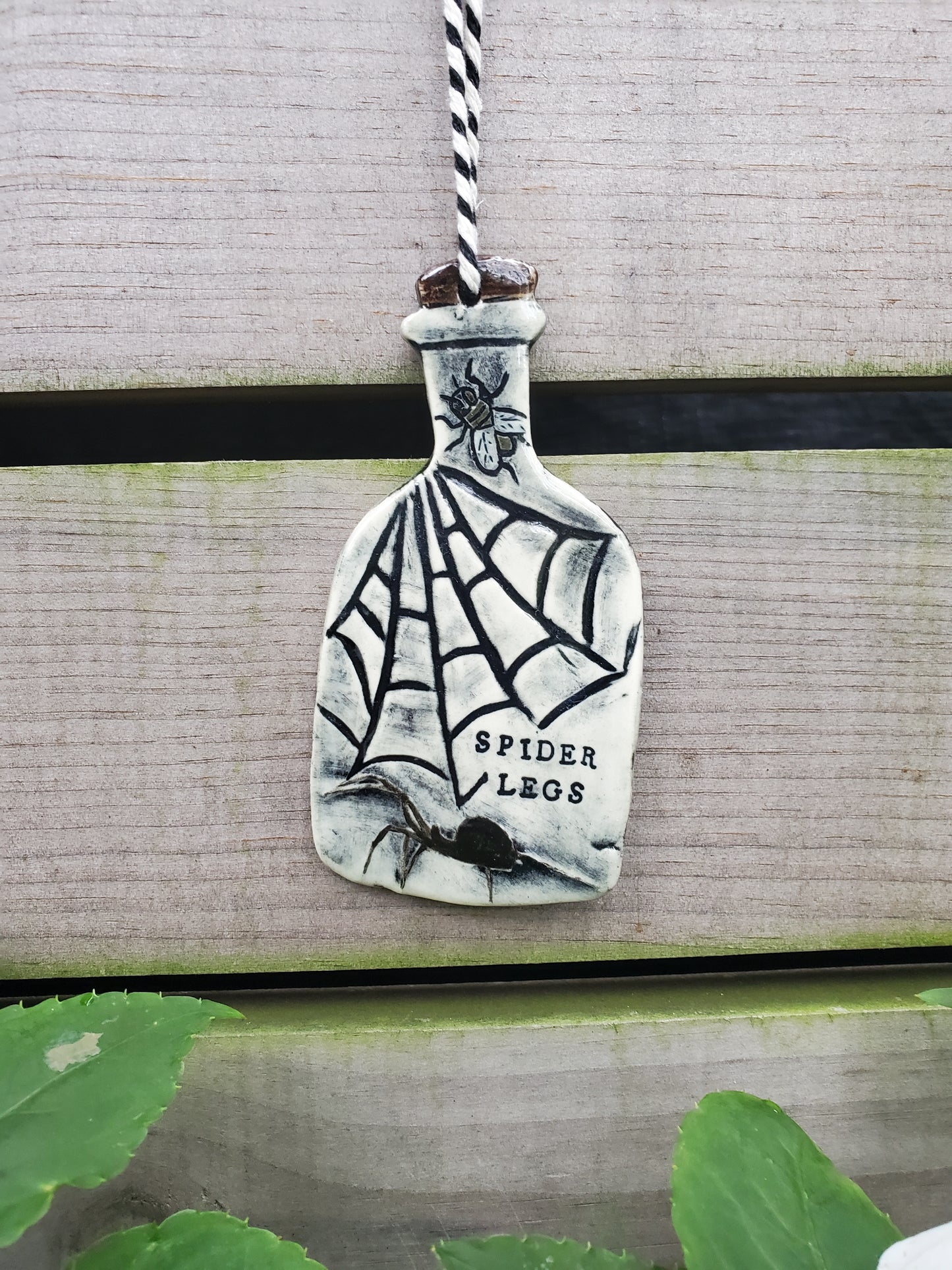 Spider Legs Potion Bottle Ornament