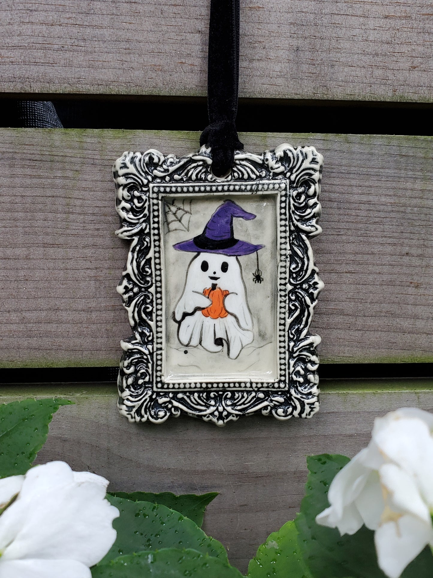 Framed ghost Ornament