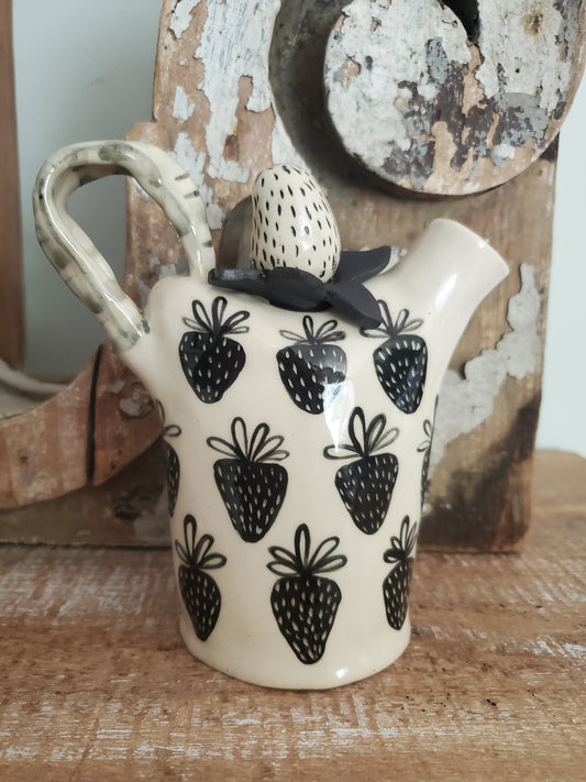 Decorative Strawberry Teapot