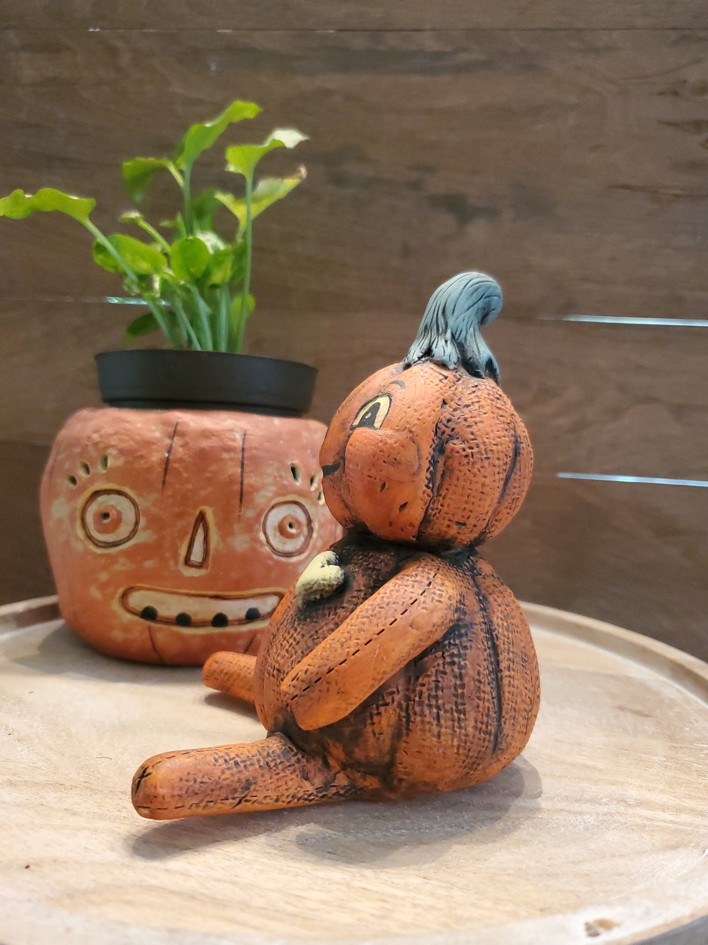Johanna Parker Partners in Craft  Jack-o-lantern voodoo doll