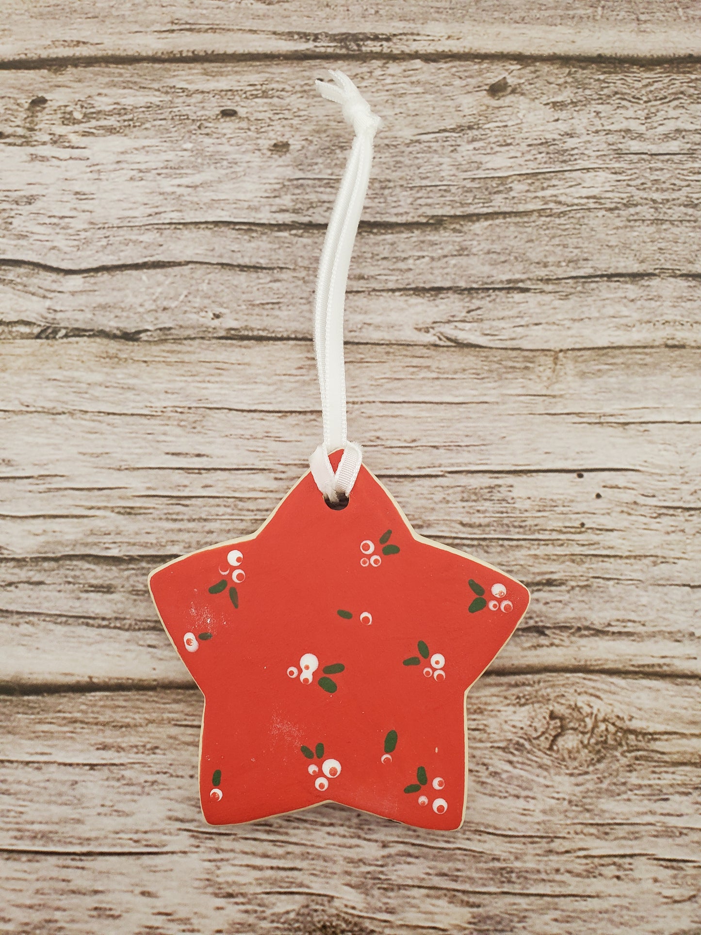 Holt Howard Inspired Starry Eyed Santa Ornament