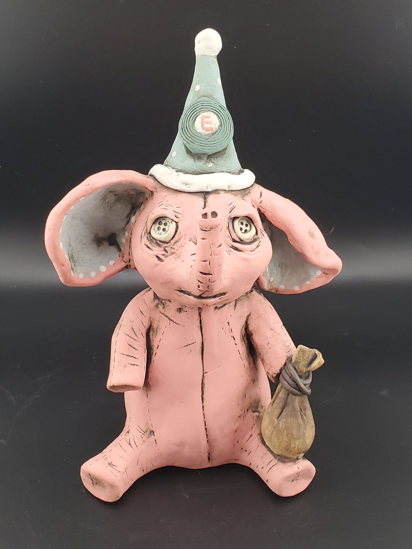 Button Eyed voodoo Elephant