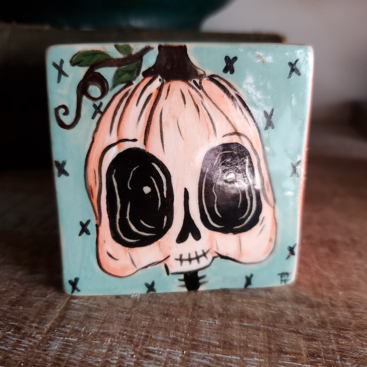 Jack-O-lantern Halloween block