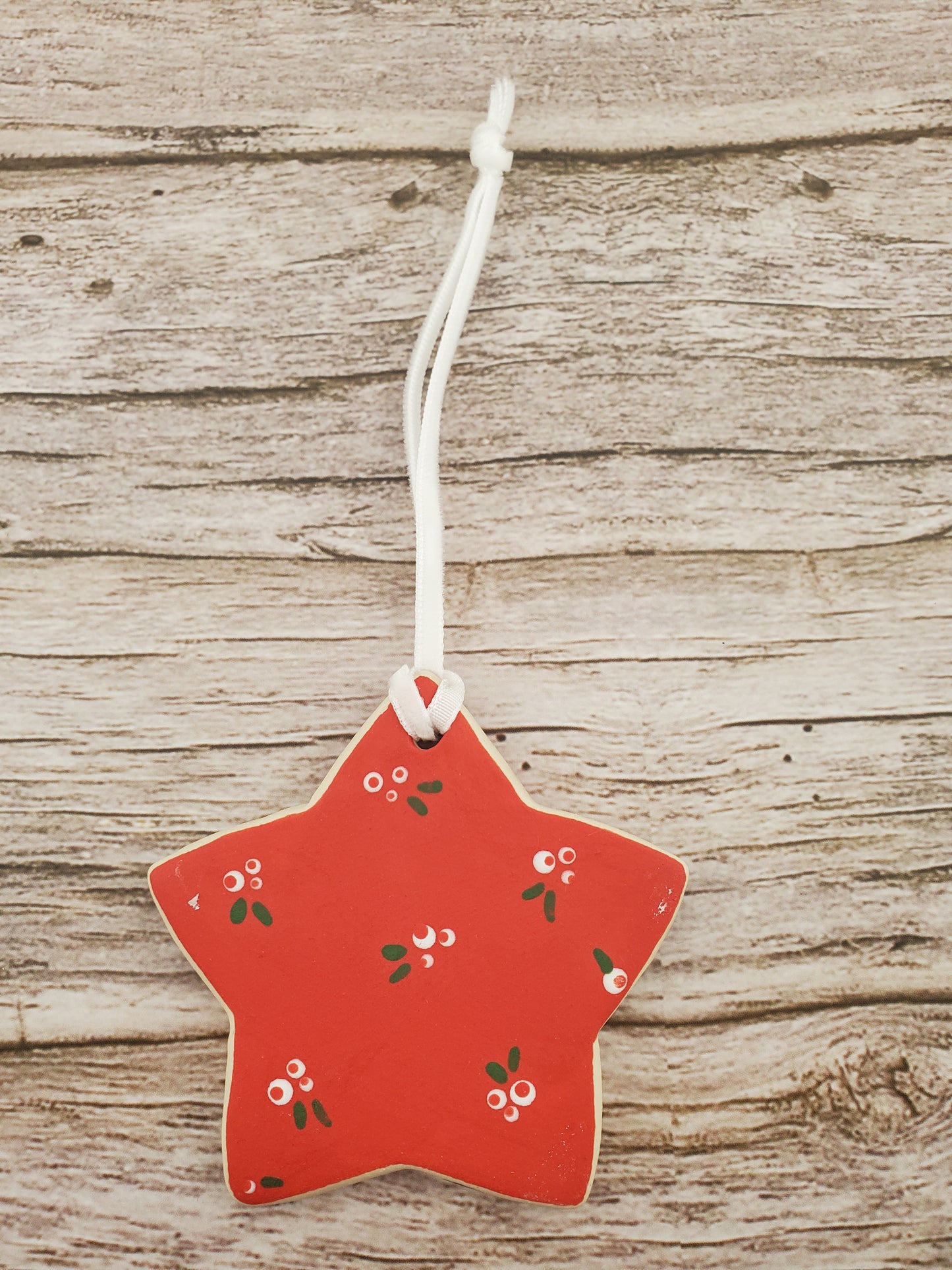 Holt Howard Inspired Starry Eyed Santa Ornament