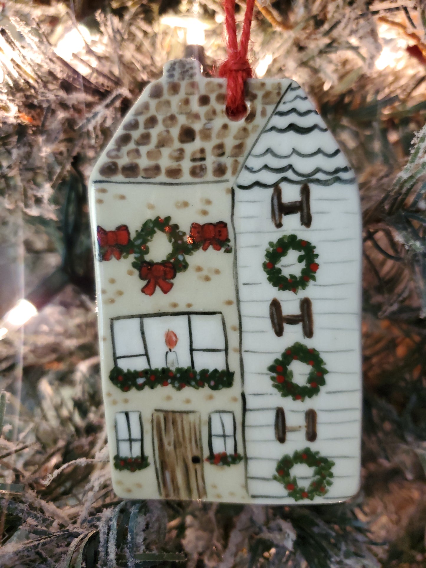 Christmas Cottage Ornament