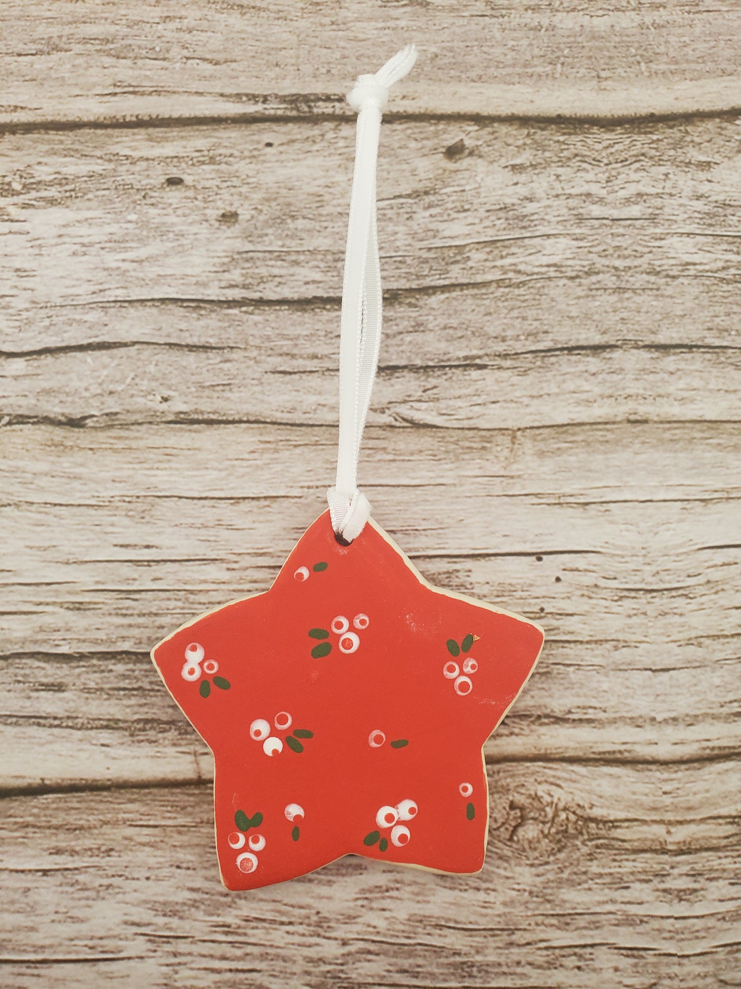 Holt Howard Inspired Starry Eyed Santa Ornament